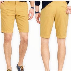 J.Crew Yellow Cotton Stanton Shorts Men's Size 32